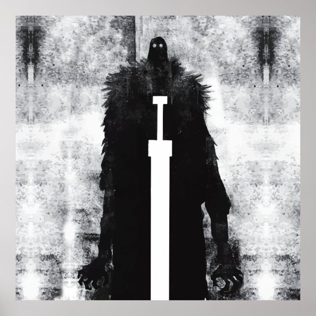 Poster Ink Talking Fantasy V02 A Knight do inferno (Frente)