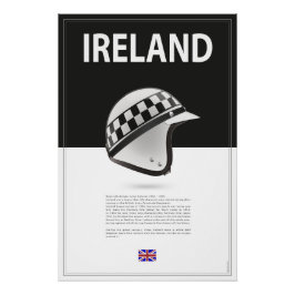 Póster Innes Ireland Helmet
