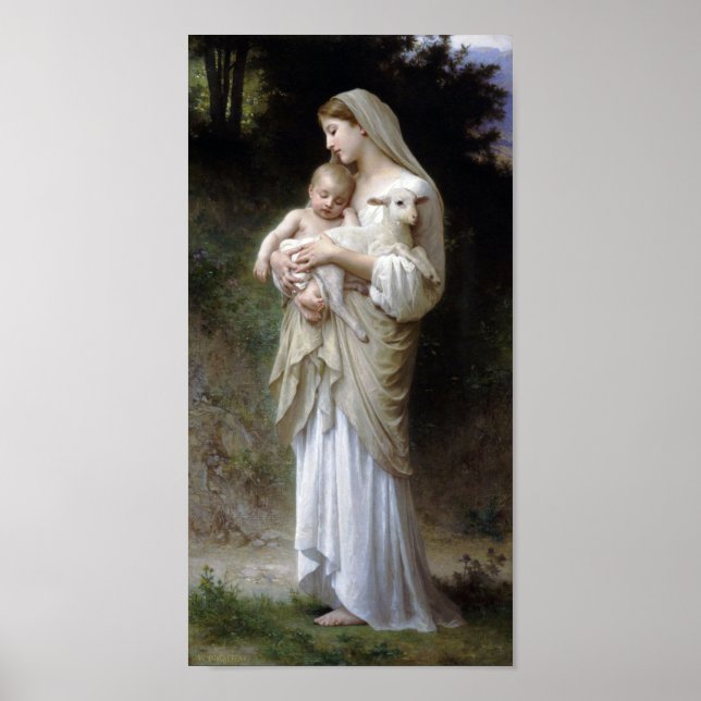Poster Innocence (Madonna e Child), Bouguereau (Frente)