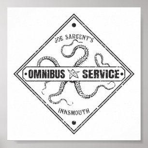 Poster Innsmouth Bus Service Joe Sargent