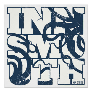 Póster Innsmouth - Letra Tentáculos Lovecraftian