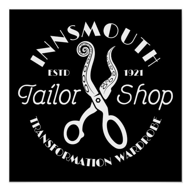 Póster Innsmouth Tailor Lovecraft (Frente)