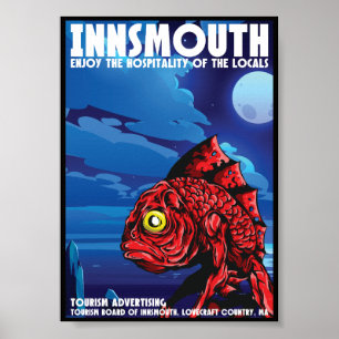 Poster Innsmouth Viagens vintage Lovecraft