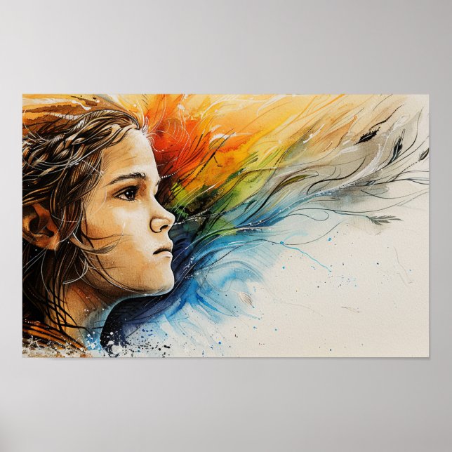 Poster Inocência e Coragem – Santa Maria Goretti (Frente)