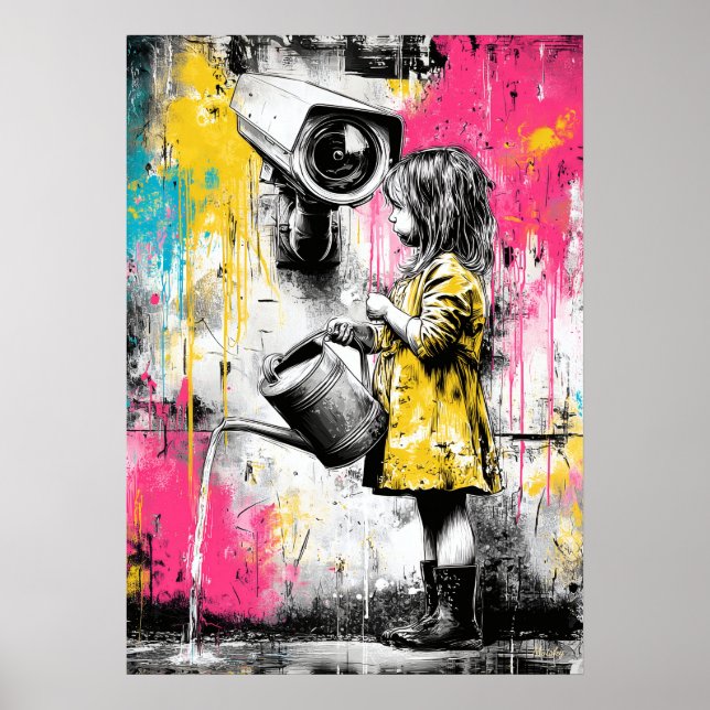 Poster Inocência e Observação Contemporâneo Conceitual  (Frente)