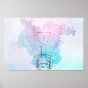 Póster Inovação da faculdade criadora e do negócio com