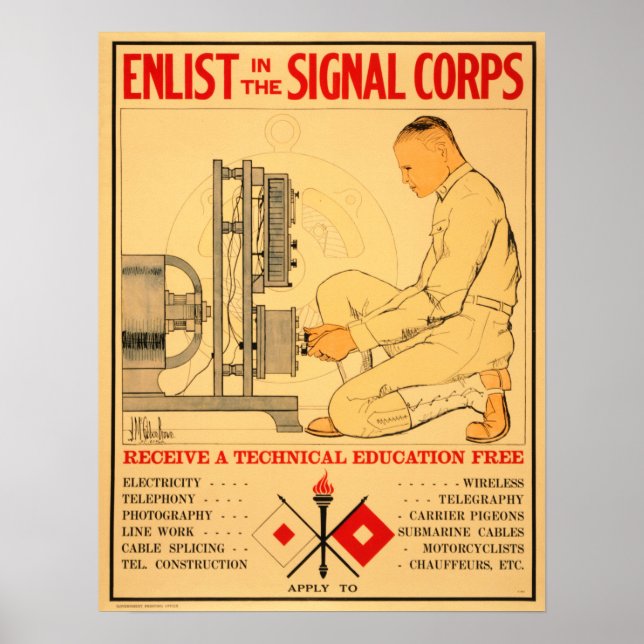 Poster Inscreva-Se No Corpo De Sinais! Recrutamento do Go (Frente)