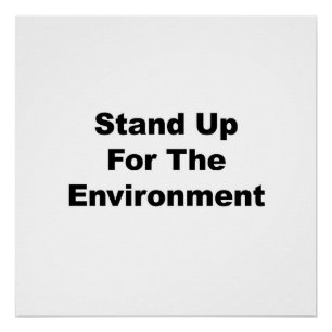 Póster Inscreva-se para o protesto ambiental