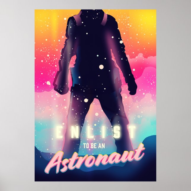 Poster Inscreva-se para ser astronauta (Frente)