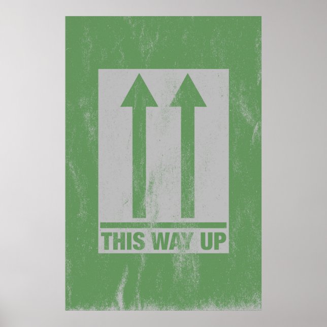 Póster Inscrição para cima (Frente)