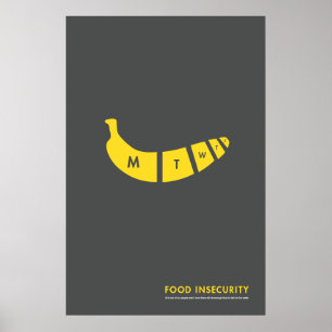 Poster Insegurança de comida