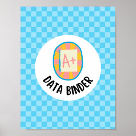 Poster inserção da página de título da pasta de dados do 