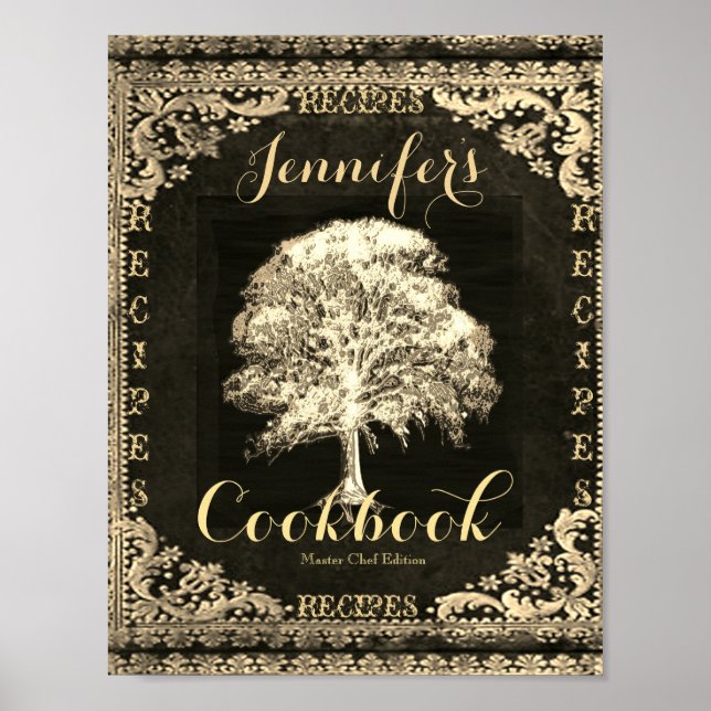 Poster Inserção frontal do Binder de Receita Personalizad (Frente)