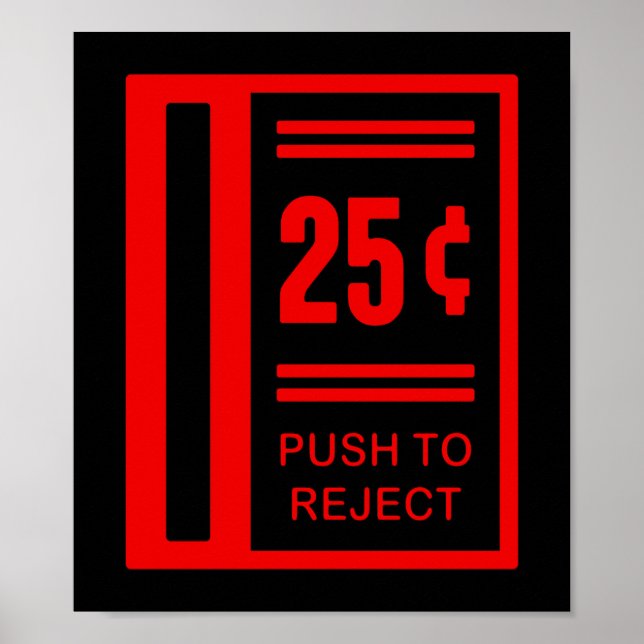 Poster Inserir Moedas Para Reproduzir O Jogo De Vídeo Arc (Frente)