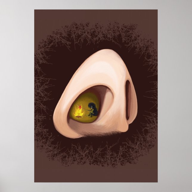 Poster Inseto Engraçado Por Que Espirramos (Frente)