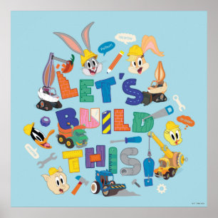 Poster INSETOS BUNNY BUILDERS™ Colagem "Vamos Build This