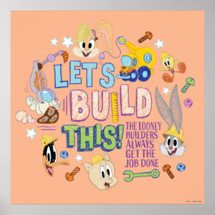Poster INSETOS BUNNY BUILDERS™ Desenho "Construir Este V