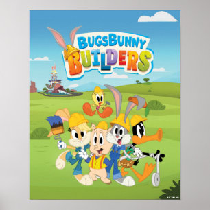 Poster INSETOS BUNNY BUILDERS™ Grupo Looney Builders