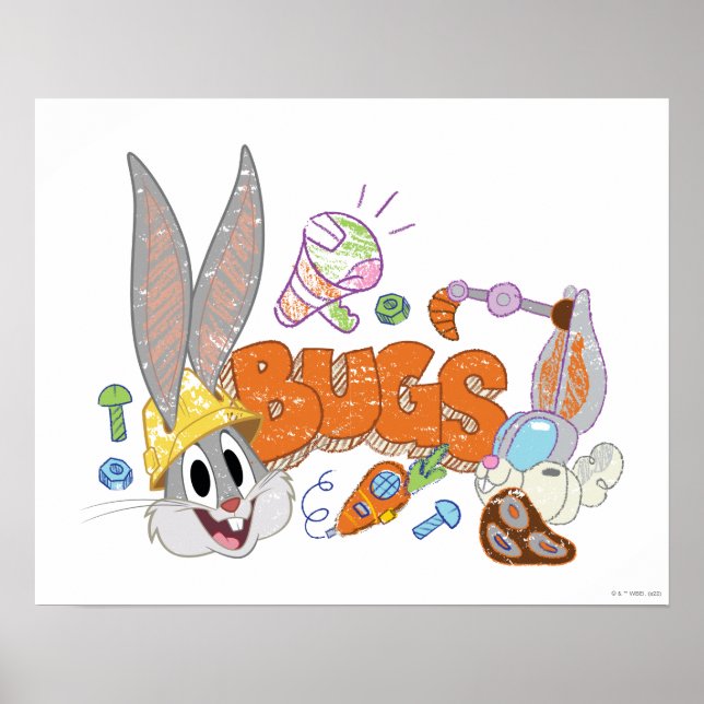 Poster INSETOS BUNNY BUILDERS™| INSETOS BUNNY™ Sketch Art (Frente)