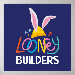 Poster INSETOS BUNNY BUILDERS™ Logotipo empilhado do dur