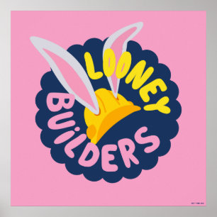 Poster INSETOS BUNNY BUILDERS™ Logotipo escalado do duro