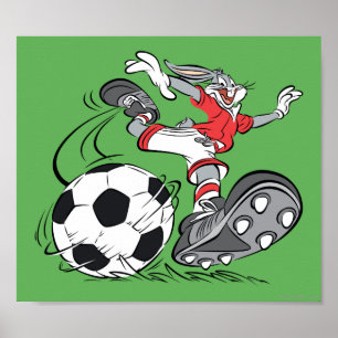 Póster INSETOS BUNNY™ Jogando futebol