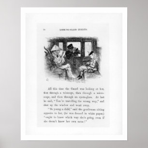 Póster Insetos do espelho, ilustração 'do Th de Alice