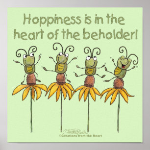 Poster Insetos nas flores