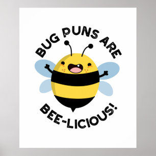 Poster Insetos São Feixes De Bee Engraçados Engraçados E
