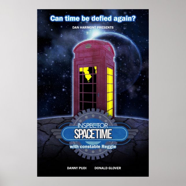 Poster Inspetor Spacetime outra vez (Frente)