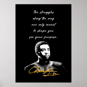 Poster Inspiração Chadwick Boseman