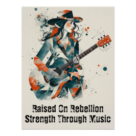 Póster Inspiração de Abstrato de Arte Personalizável para