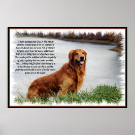 Poster Inspiração de fé inabalável