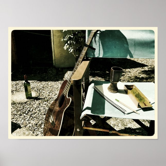 Póster Inspiração de Jardim (Frente)