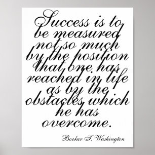 Poster Inspiração de Muro Negro, Citação Motivacional,