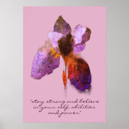 Poster Inspiração de Tipografia da Flor Irlandesa Irlande