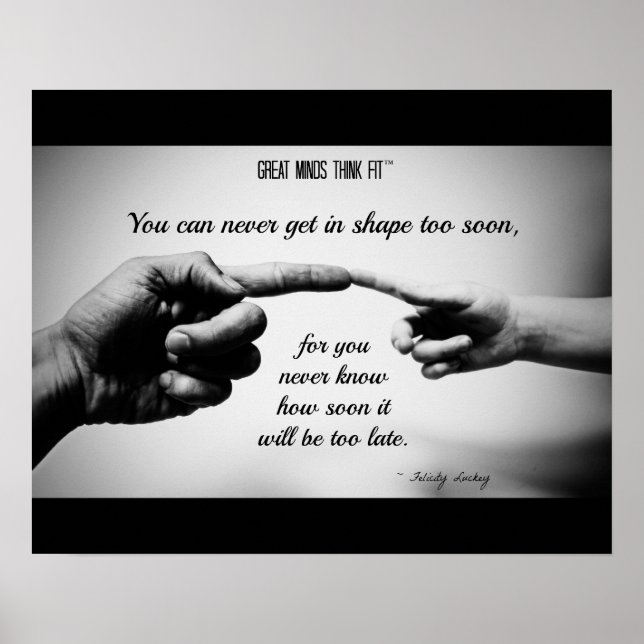 Poster Inspiração de Workout para Pai (Frente)