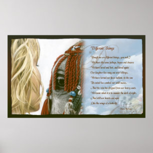 Poster Inspiração diferente dos seres