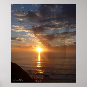 Póster Inspiração do por do sol