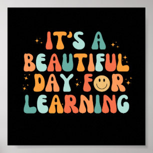 Poster Inspiração É Um Belo Dia para Aprendizado