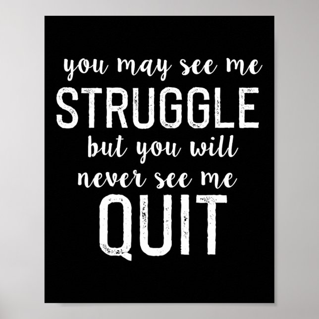 Poster Inspiração motivacional para a criação de homens m (Frente)