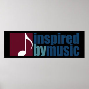Póster inspiração na música