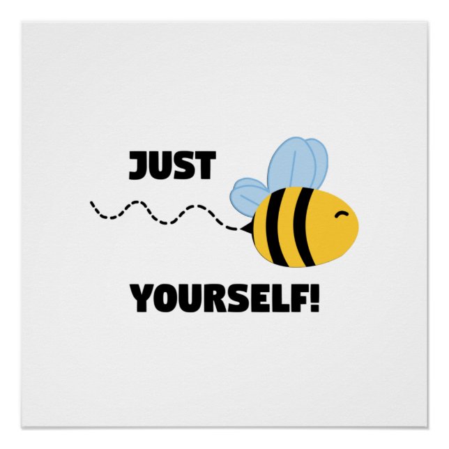 Póster Inspiração seja você mesmo (Frente)