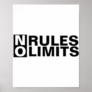 Poster Inspiração Sem Regras Sem Limites