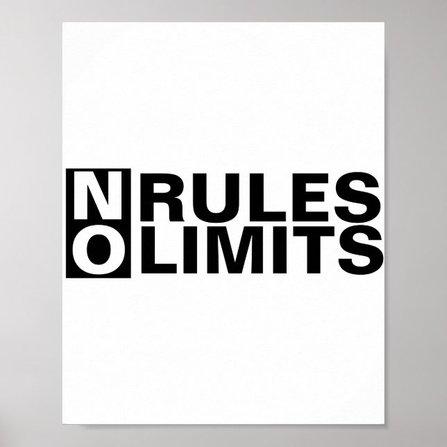 Poster Inspiração Sem Regras Sem Limites (Frente)