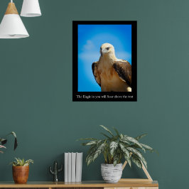 Poster Inspiracional Motivacional Eagle Design