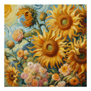 Póster Inspirações Sunflower