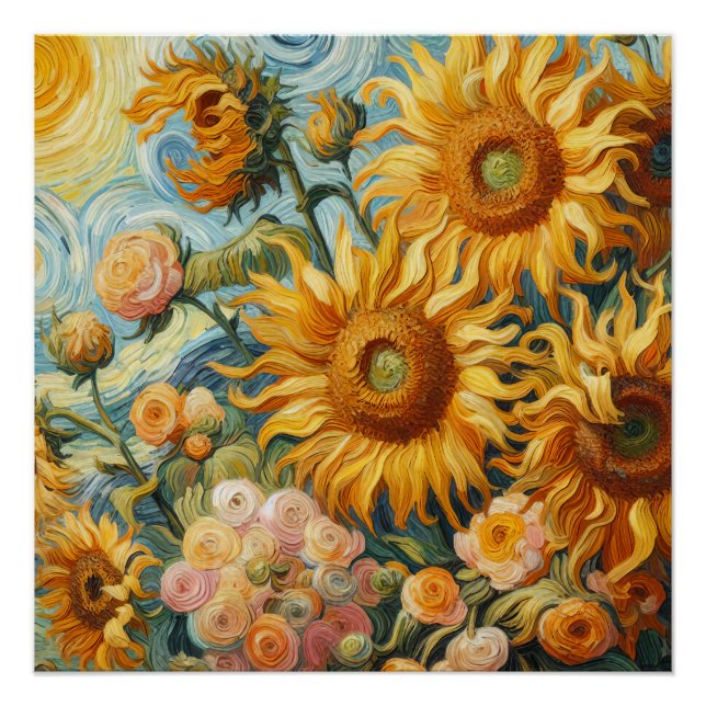 Póster Inspirações Sunflower (Frente)