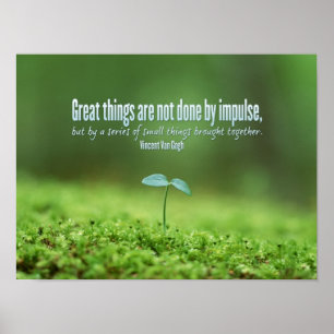 Poster inspirado das grandes coisas