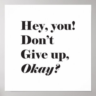 Poster inspirado e encorajador das citações